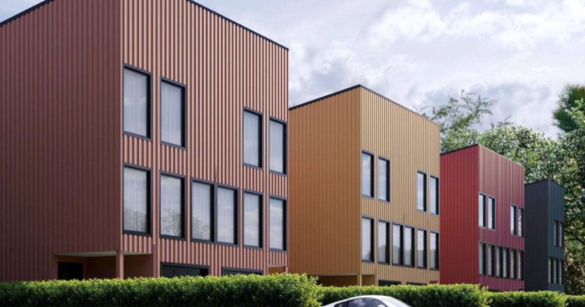 Near Tyler Perry Studios, cove of modern duplexes in works Urbanize